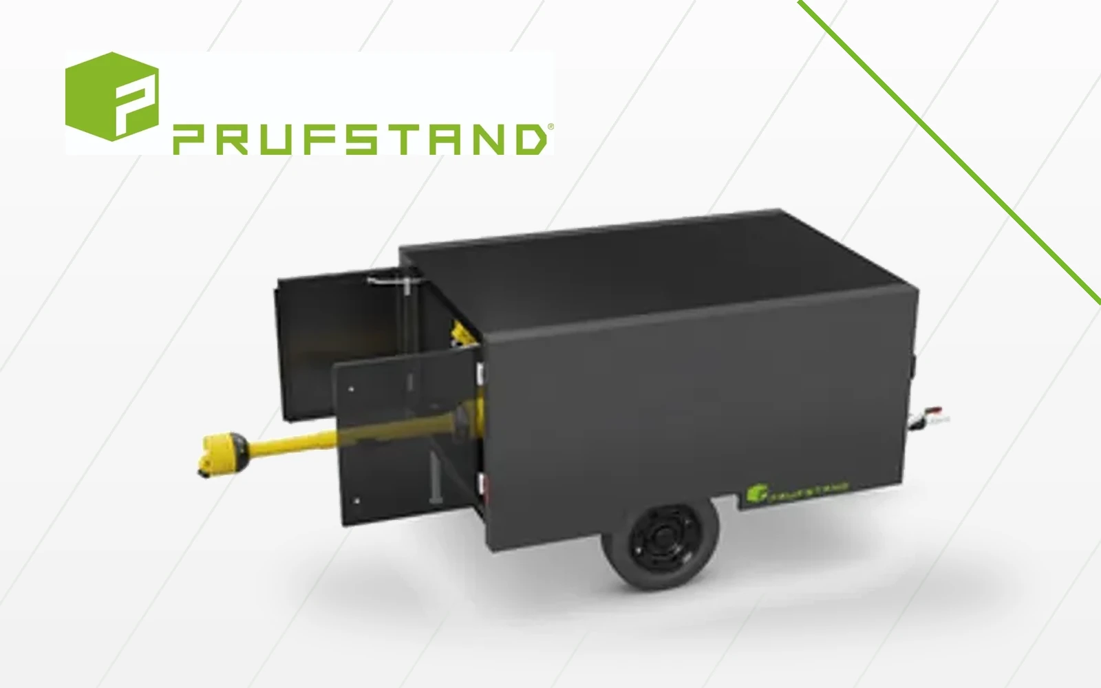 Prüfstand PTO dynamometer testing a tractor